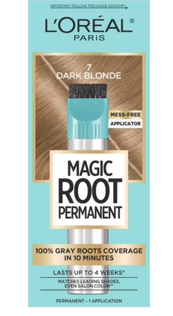 L'Oreal Root Rescue 10 Minute Root Hair Coloring Kit, 7 Dark Blonde - 1 Ct - Bellso